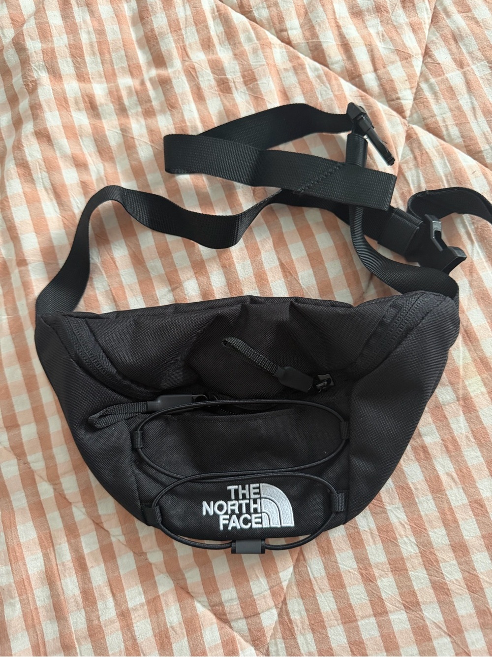 The North Face Black Belt Bag with Front Logo
